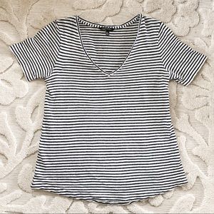 Banana Republic Linen Striped Tee